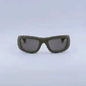 Bottega Veneta BV1303S 002 Sunglasses Olive Square Frame, Brown Lenses Bottega Veneta | Accessories | Bottega Veneta Bv33s 002  main image 2